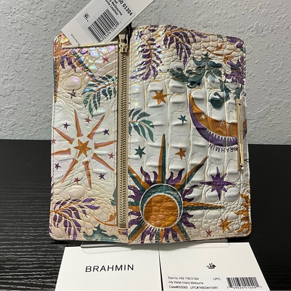 Brahmin Ady VITALITY MELBOURNE Slim Leather Wallet NWT - Picture 6 of 8